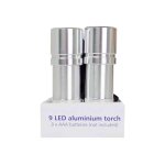 (image for) STATUS 9 LED TORCH ALUMINIUM SILVER