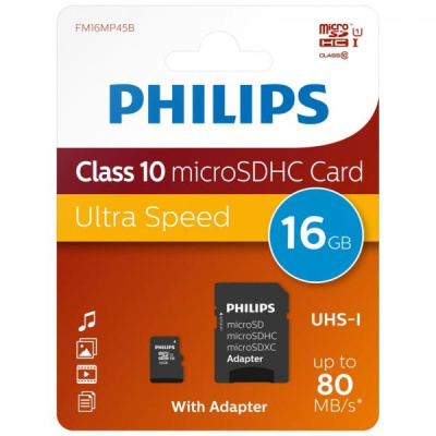 (image for) PHILIPS UHS-I MICRO SDHC U/SPE