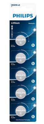 (image for) PHILIPS CR2016 LITHIUM BATTERY