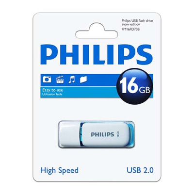 (image for) PHILIPS USB2.0 16GB HS SNOW