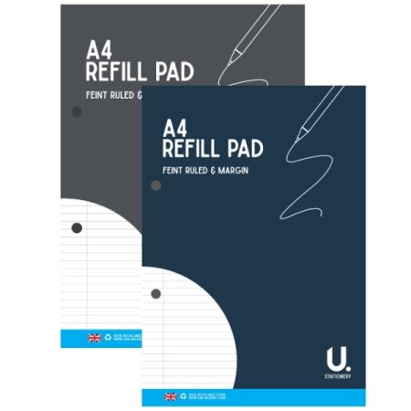 (image for) U. Refill Pad Ruled - A4