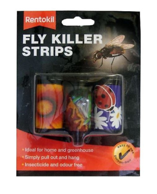 (image for) RENTOKIL FLY KILLER STRIPS - 3S