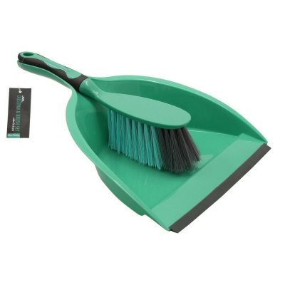 (image for) JVL DUSTPAN&BRUSH TURQUO