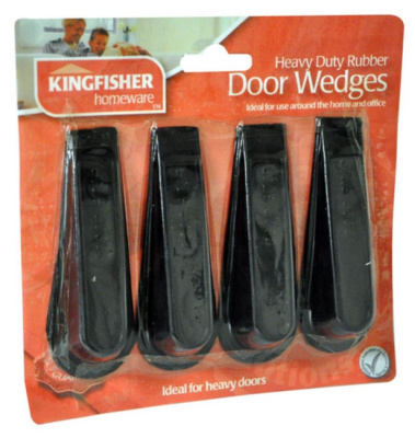 (image for) KINGFISHER RUBBER DOOR STOP WEDGES 4S