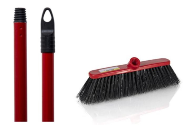 (image for) RS HW STIFF BROOMHEAD+HAND RED