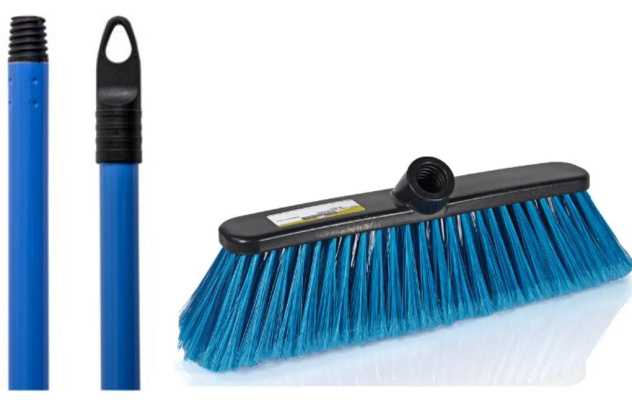 (image for) RS E/SOFT BROOM HEAD+HANDL BLU