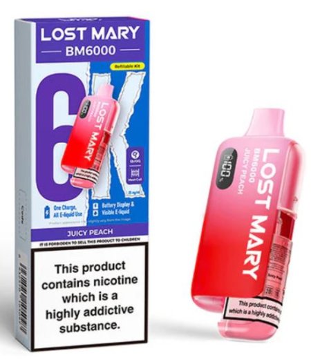 (image for) LOSTMARY BM6000 POD JUICY PEAC