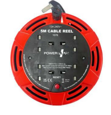 (image for) POWER PLUS CABLE REEL 240V - 5M