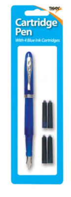 (image for) Tiger Cartridge Pen Blue- STD