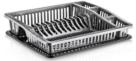 (image for) STEP DISH DRAINER+TRAY ASST