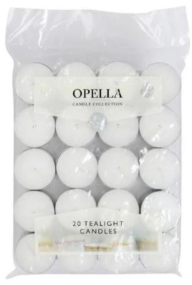 (image for) OPELLA TEALIGHT CANDLE WHITE