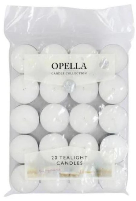 (image for) OPELLA TEALIGHT CANDLE WHITE