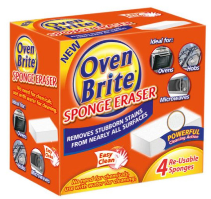 (image for) OVEN BRITE SPONGE ERASER 4PK