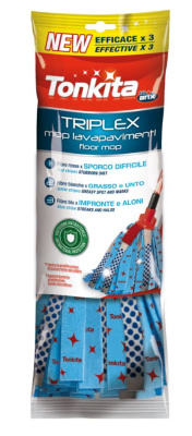 (image for) TONKITA TRIPLEX FLOOR MOP+HANDLE - STD