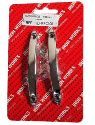 (image for) FAST PAK D HANDLE FACE FIX CHROME - 100MM