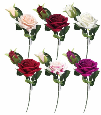 (image for) DOUBLE ROSE STEM PLASTIC