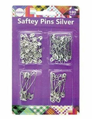 (image for) SAFETY PINS SILVER 100S