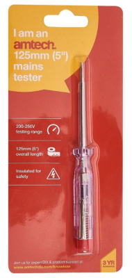 (image for) AMTECH MAINS TESTER -5\"\"