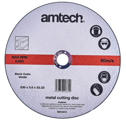 (image for) AMTECH METAL CUTTING DISC-230MM
