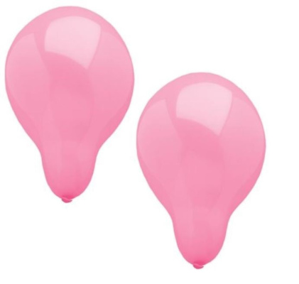 (image for) PAPSTAR BALLOON HELIUM PINK - 10S