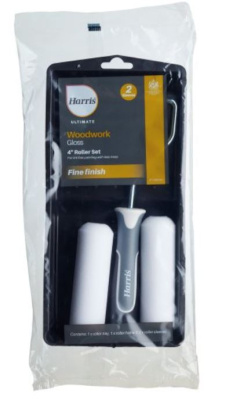 (image for) HARRIS WOODWORK GLOSS ULTIMATE ROLLER SET - 100MM/4INCH