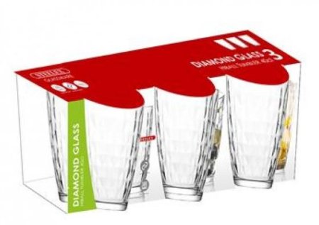 (image for) STEELEX DIAMOND GLASS TUMBLER