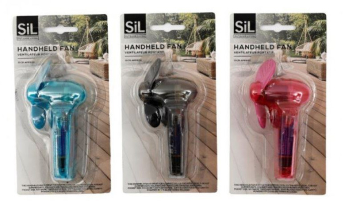 (image for) SIL MINI HAND HELD FAN - 10CM