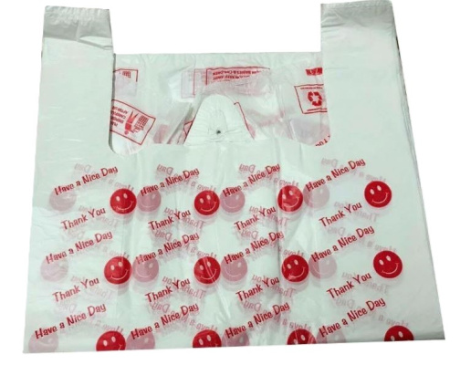 (image for) SURZAM WHITE CARRIER BAG PRINT