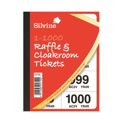 (image for) SILVINE RAFFLE & CLOAKROOM TICKETS - 1000S