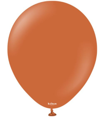 (image for) KS BALLOON R/RUST ORANGE 100S