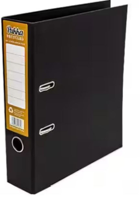 (image for) PUKKA LEVER ARCH FILE BLACK RECYCLED - A4