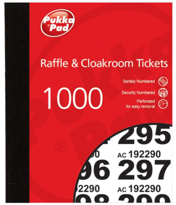 (image for) PUKKA RAFFLE & CLOAKROOM TICKETS - 1000S