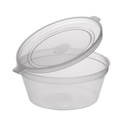 (image for) MAJ PLASTIC SAUCE CUP HINGED
