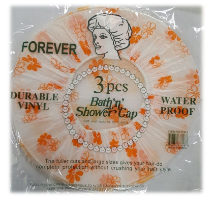 (image for) JL BATH SHOWER CAP ASSTD