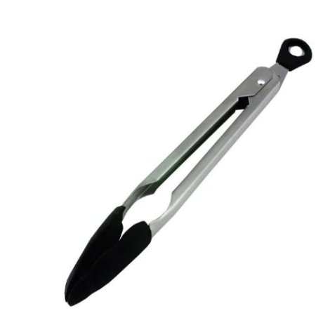 (image for) TALA STAINLESS STEEL TONGS WITH SILICONE HEAD -23CM