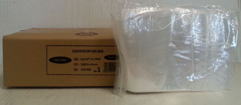 (image for) MP POLY GRIP SEAL BAG 4.5X4.5\"