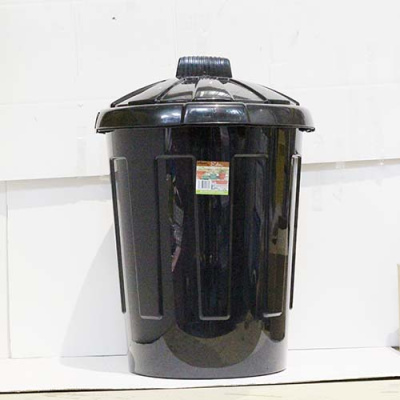 (image for) GIANT STORE BIN & LID BLACK