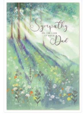 (image for) SEL CARD SYMPATHY LOSS OF DAD
