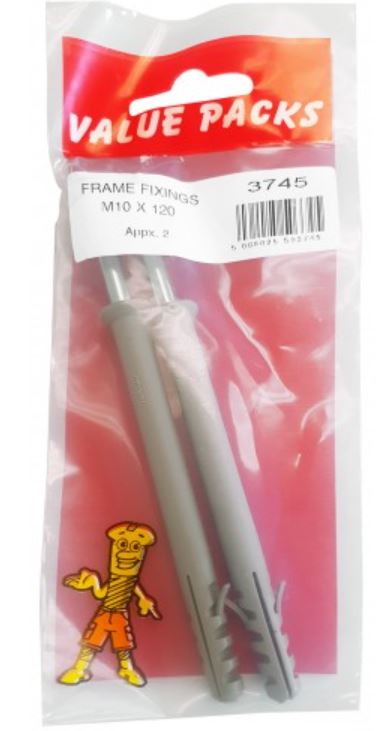 (image for) FAST PAK VALUE PACKS NYLON FRAME FIXINGS - M10 - 115/12