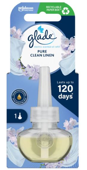 (image for) GLADE PLUG IN REFILL CLEAN LINEN - 20ML