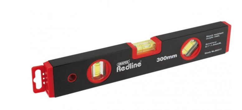 (image for) DRAPER REDLINE BOX SPRIT LEVEL -300MM