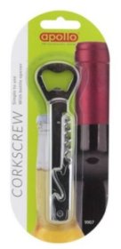 (image for) APOLLO CORKSCREW BOTTLE OPENER