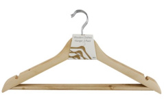 (image for) APOLLO WOODEN CLOTH HANGER 3S- STD