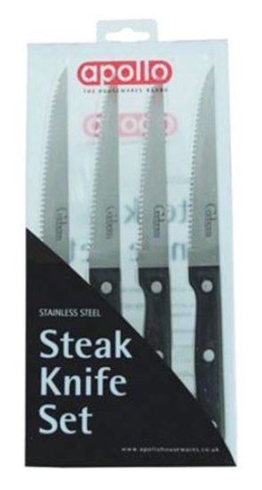 (image for) APOLLO STEAK KNIFE SET 4S