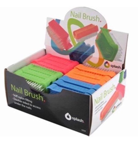 (image for) APOLLO PLASTIC NAIL BRUSH SPLASH ASSORTED