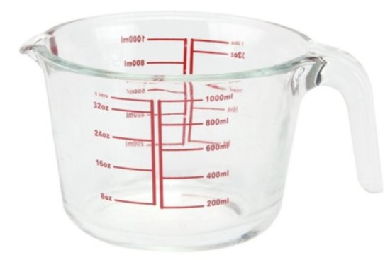 (image for) APOLLO MEASURING JUG GLASS - 1L