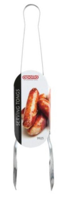(image for) APOLLO METAL SERVING TONGS -23CM