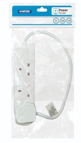 (image for) STATUS 3 WAY EXTENSION LEAD - 0.5M