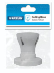 (image for) STATUS CEILING ROSE BATTERN HOLDER WHITE - 5AMP