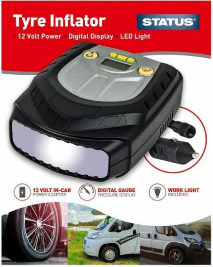 (image for) STATUS DIGITAL TYRE INFLATOR - 12V